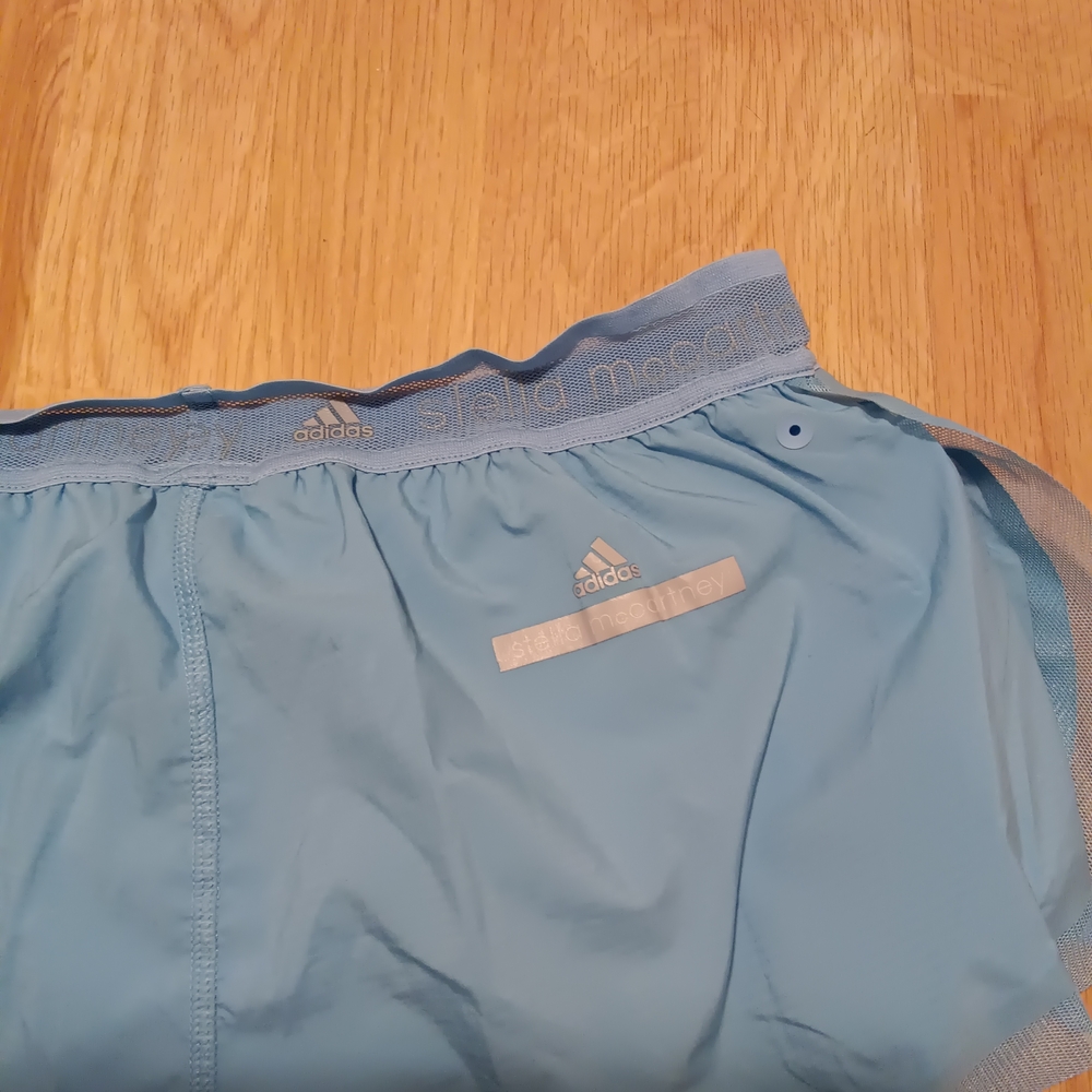 Adidas by Stella McCartney Blue  Running Shorts - Picture 3 of 7